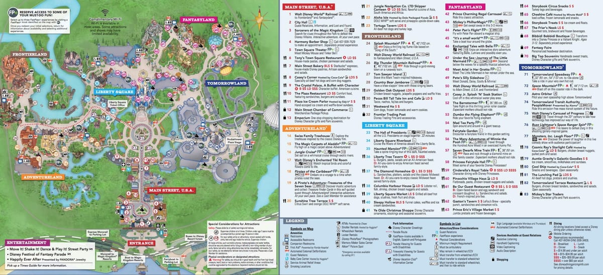 Dünya Disney sehrli Səltənət xəritəsi