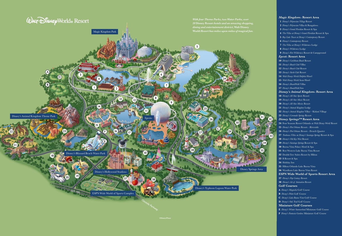 Disney xəritədə Orlando
