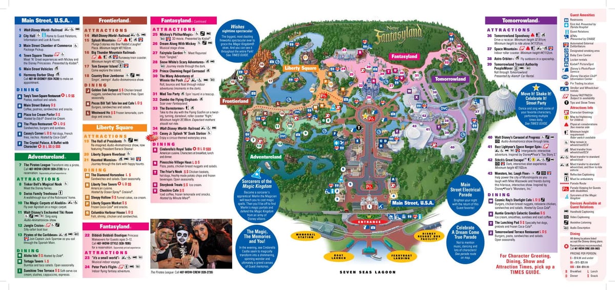 Dünya Disney sehrli Səltənət xəritəsi