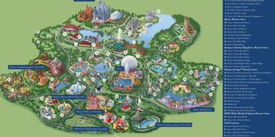 Disney uorld xəritə