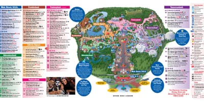Dünya Disney sehrli Səltənət xəritəsi